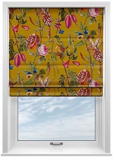 Kensington, Mustard - Roman Blind